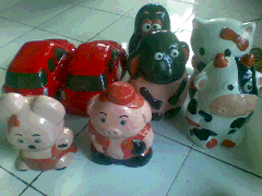 Celengan Kreasi Celengan Bentuk Hewan Hewan Lucu