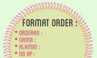 Format Order Harus Sesuai