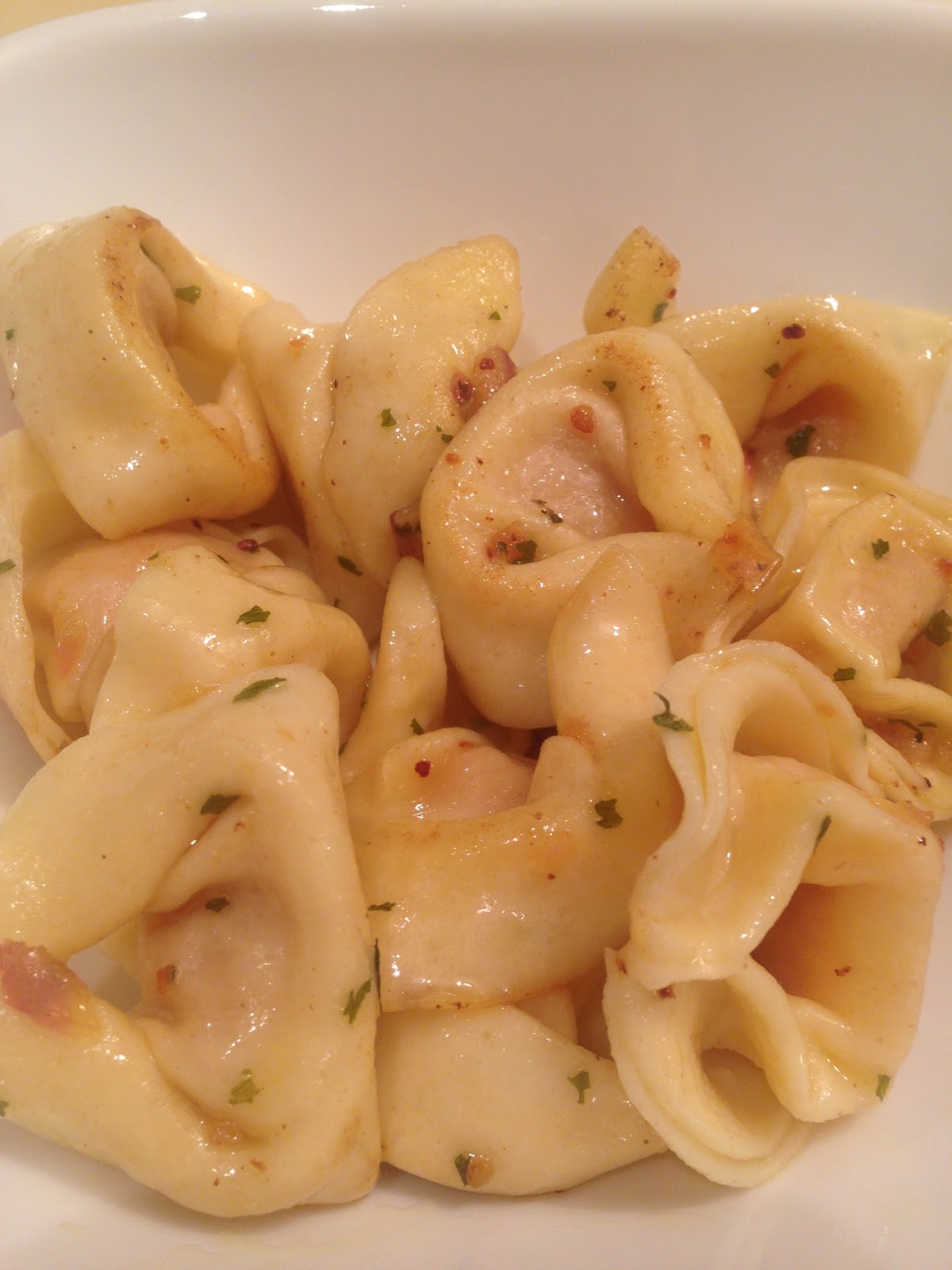 MakingMotherhoodFun Twice cooked Tortellini in Garlic Butter Sauce