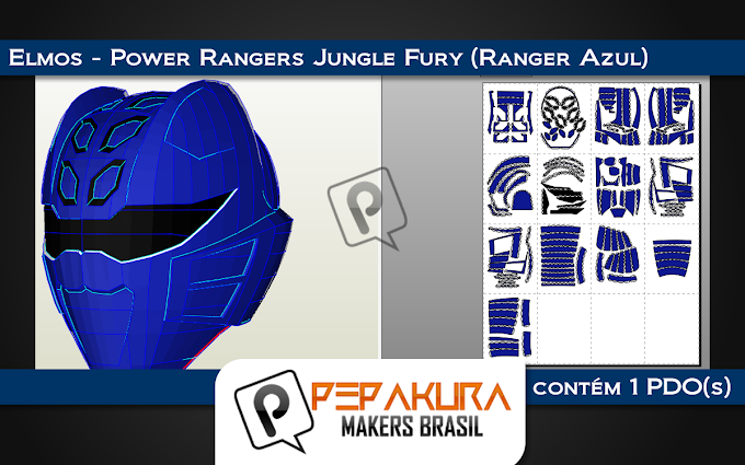 Power Ranger Fúria Animal (Jungle Fury) - GekiBlue