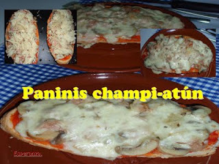 Panini Champi-atún
