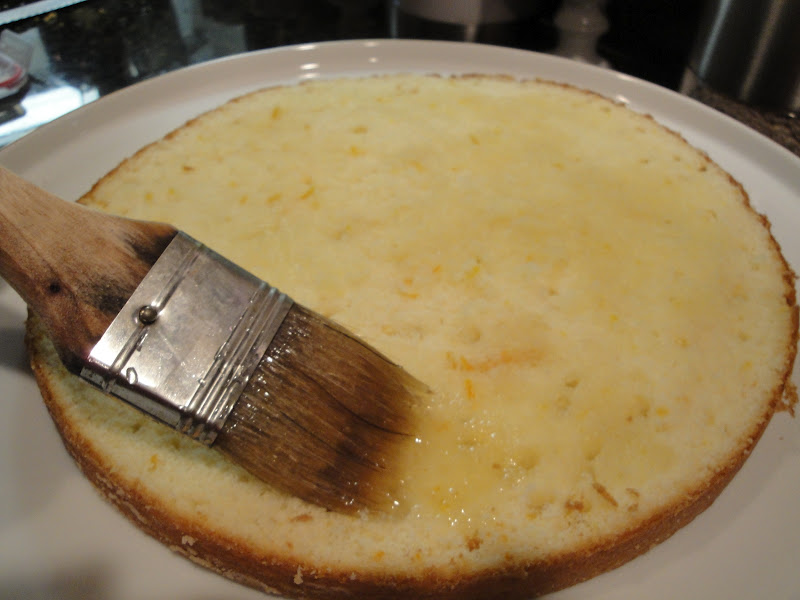 TEST 58 Orange Cake layered with Orange Curd and Orange Chocolate