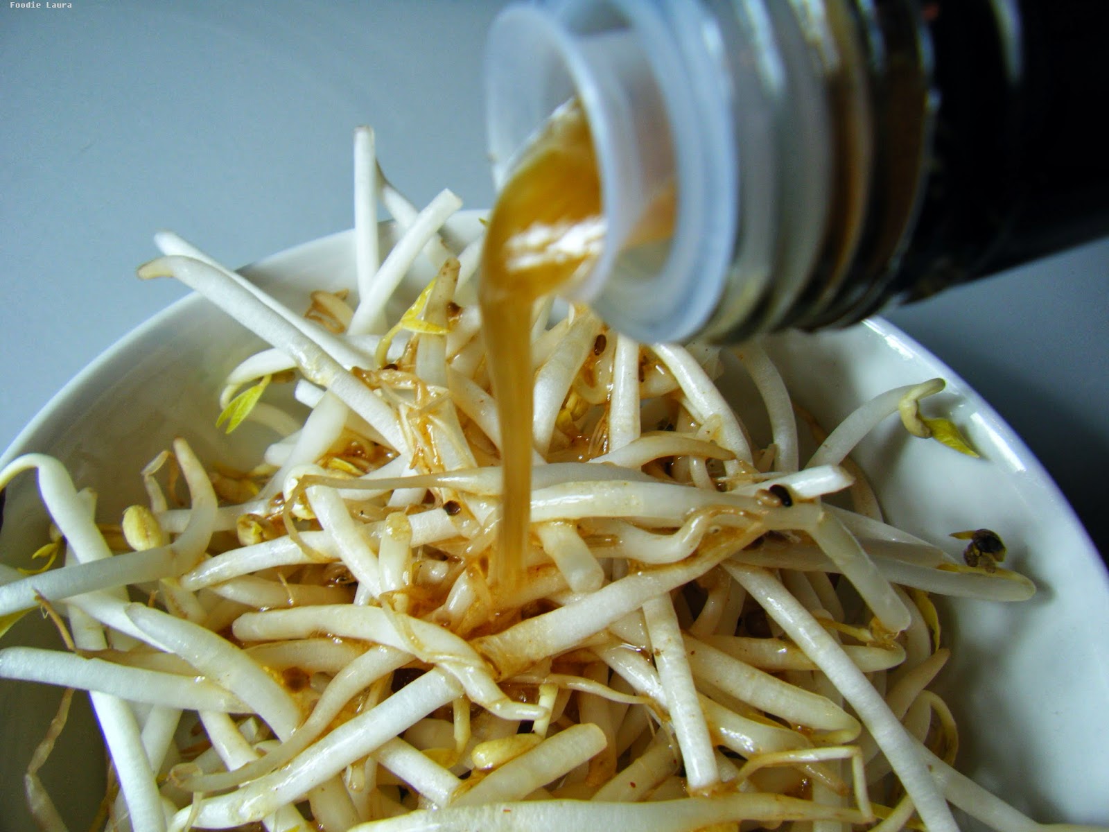 Bacon Wrapped Sesame Bean Sprouts