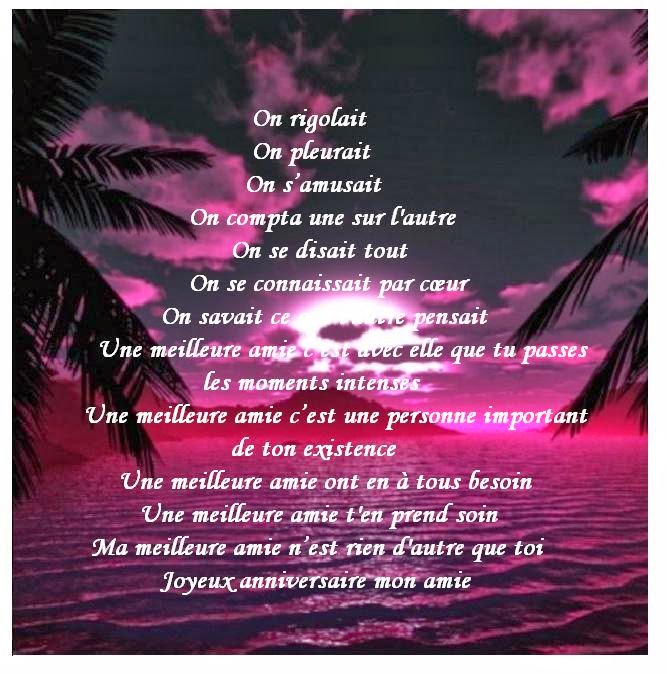 Texte Anniversaire Amie Distance Yuonne