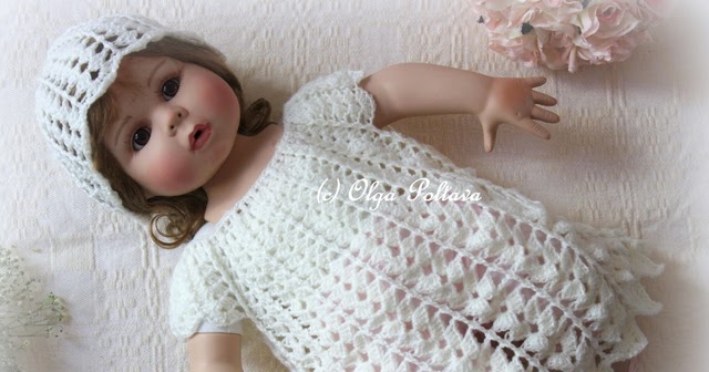 Lacy Crochet: Victorian Crochet Baby Dress and Hat