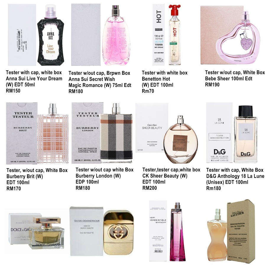 Tester Perfume