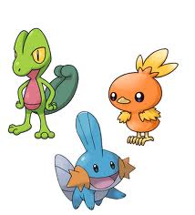 Treecko Torchic Mudkip