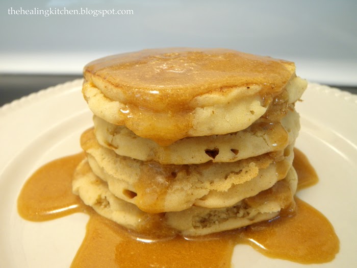 The Healing Kitchen Gluten Free Peanut Butter Pancakes with Peanut