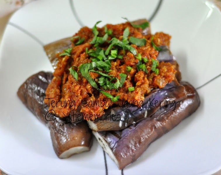 Sinar Kehidupanku Terung Sambal Udang Kering 2