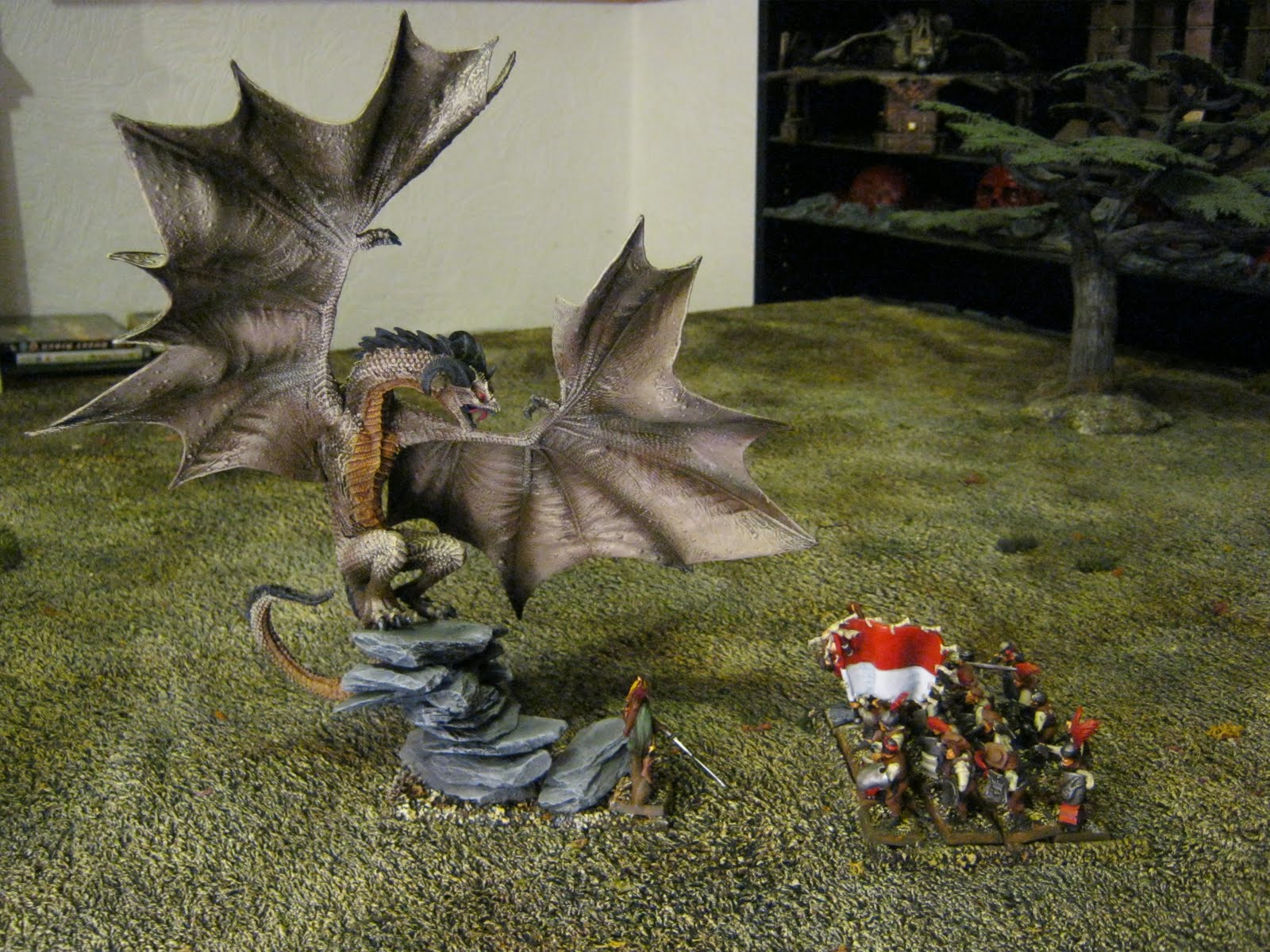 The Last Chance War On the Painting Table Wood Elf Dragon!