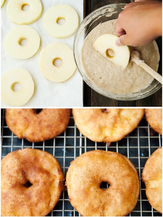 Beautiful Mess yummy apple pancake rings