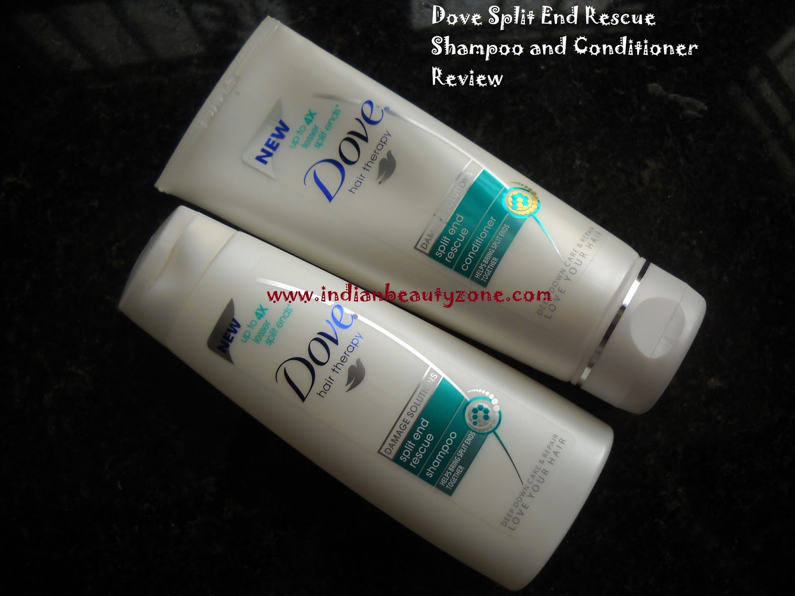 Indian Beauty Zone Dove Hair Therapy Split End Rescue Shampoo and