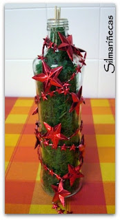 cómo-hacer-un-árbol-de-navidad-con-una-botella-de-cristal-