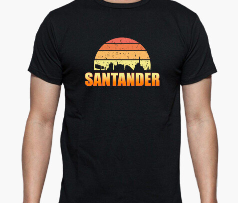 Camiseta Santander Skyline