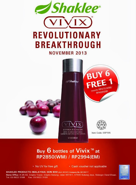 harga vivix shaklee