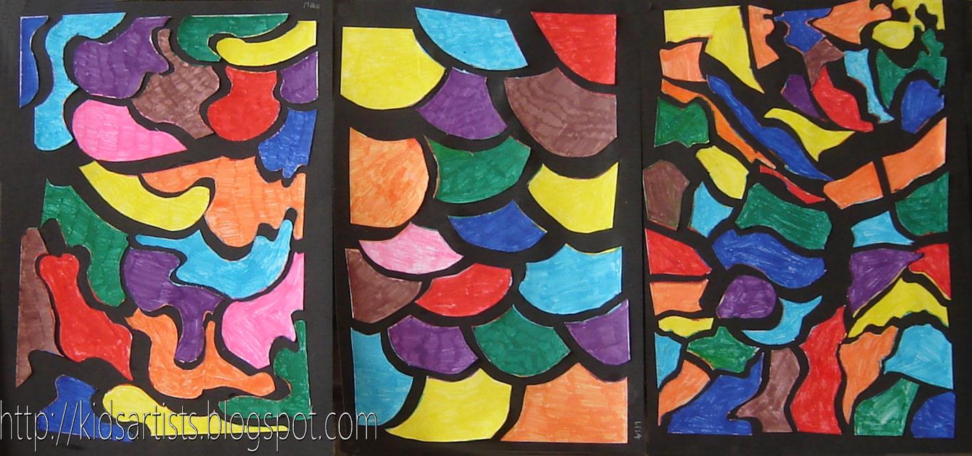 Kids Artists Puzzle drawing