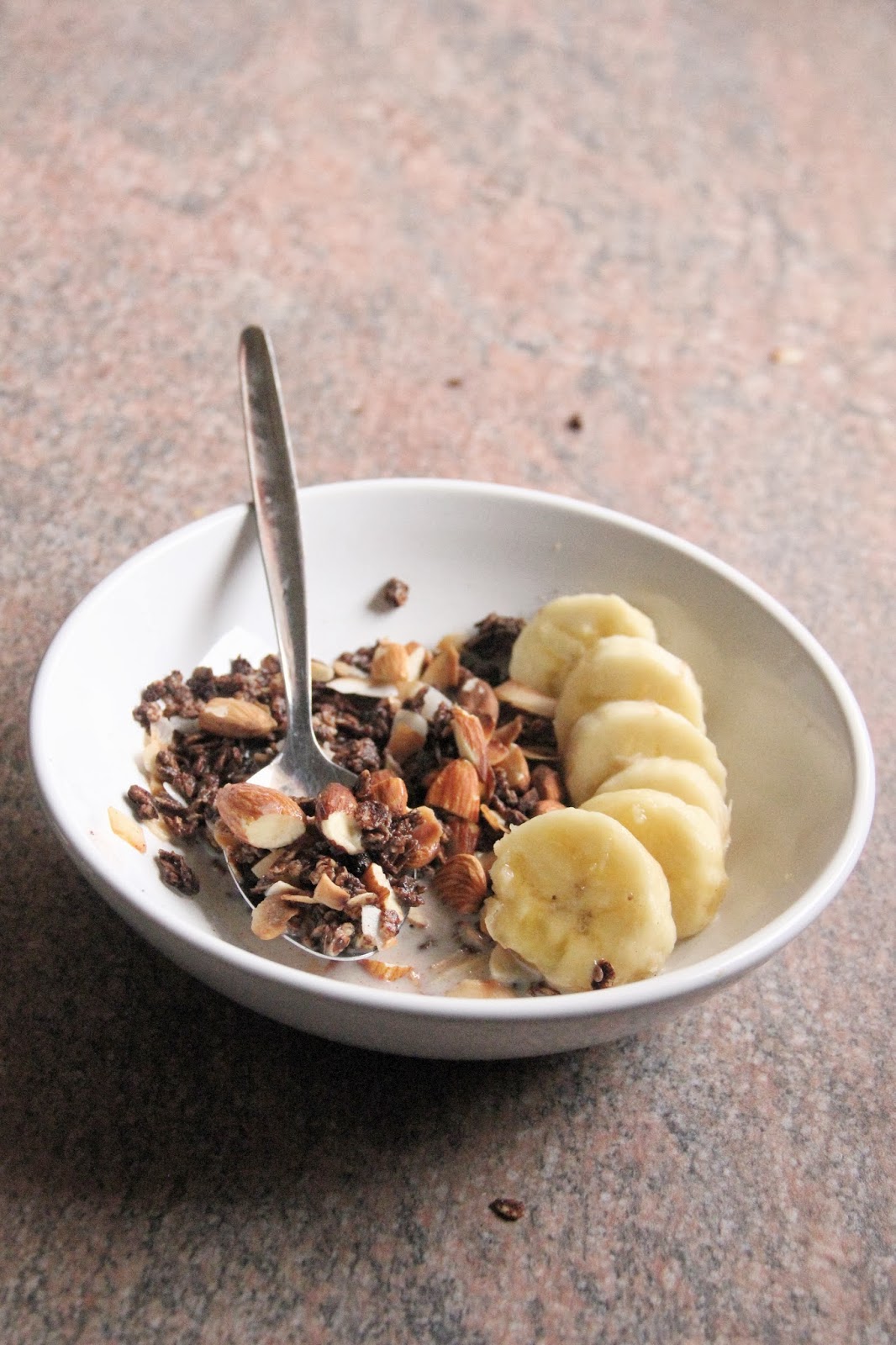 My Happy Place cinnamon spiced cocoa granola with toasted coconut