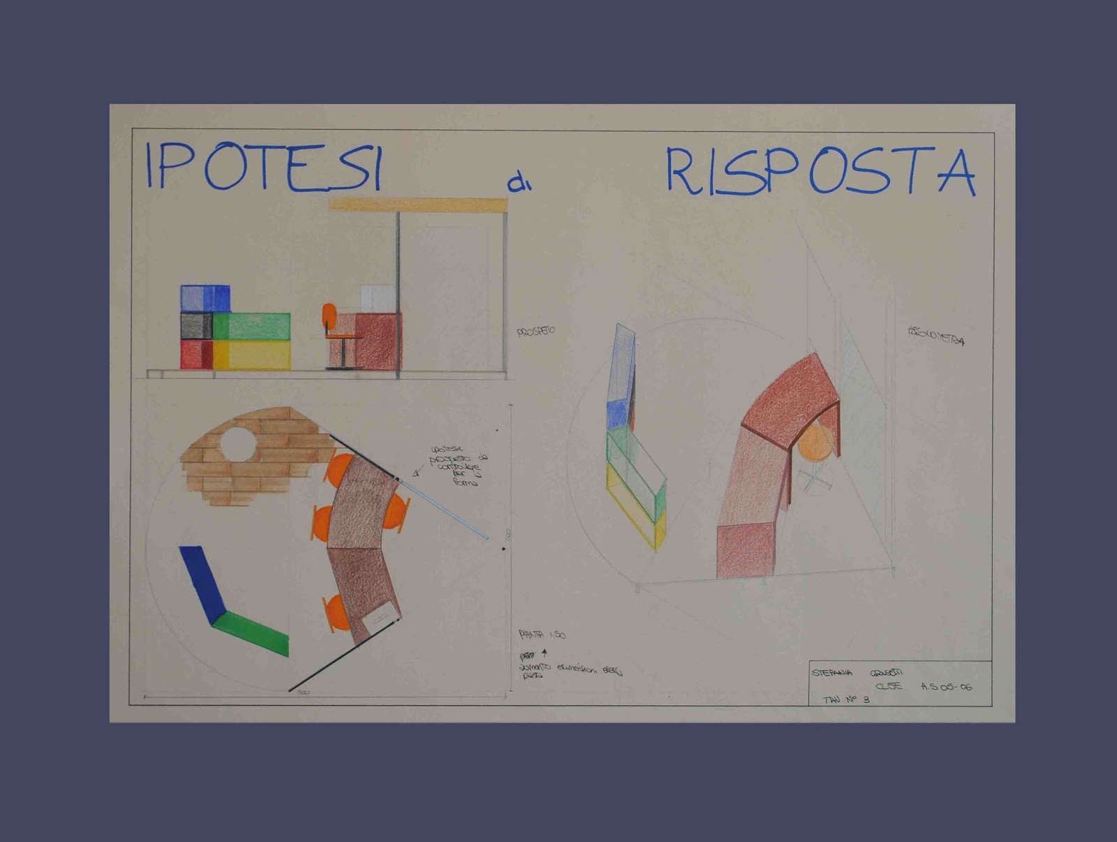 Prospettiva A Quadro Orizzontale Prisma A Base Ettagonale Aac Less