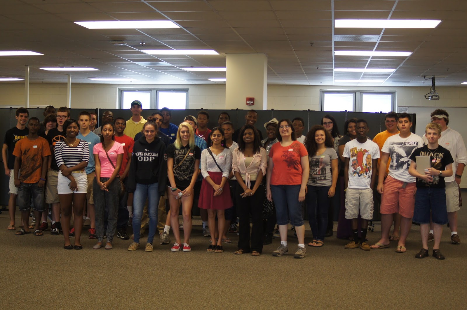 R2 Digital Conversion TechBrs Set up at R2 High Schools