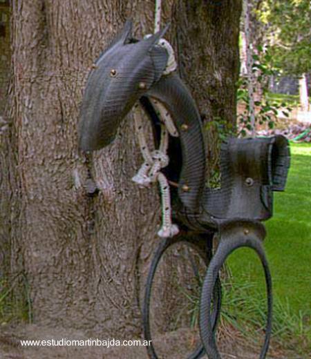 Arquitectura De Casass Neumaticos Reciclados Para Usar En El Jardin