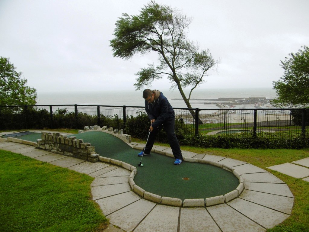 The Ham and Egger Files Mini Golf in Lyme Regis, Dorset