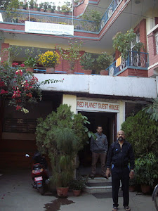 At "Red Planet Guest House" in Thamel in Kathmandu.(Saturday 19-11-2011)