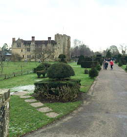 The View of Hever Castle, England