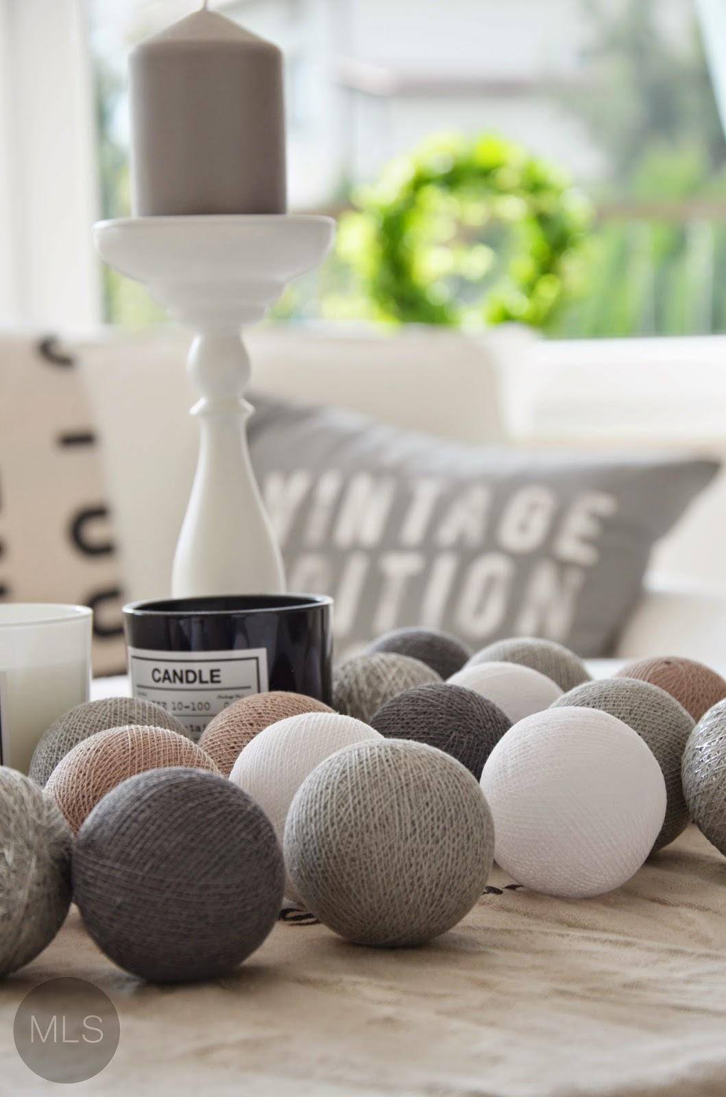 MLS.blog blog lifestylowy, wnętrza, inspiracje, DIY Cotton Ball Lights