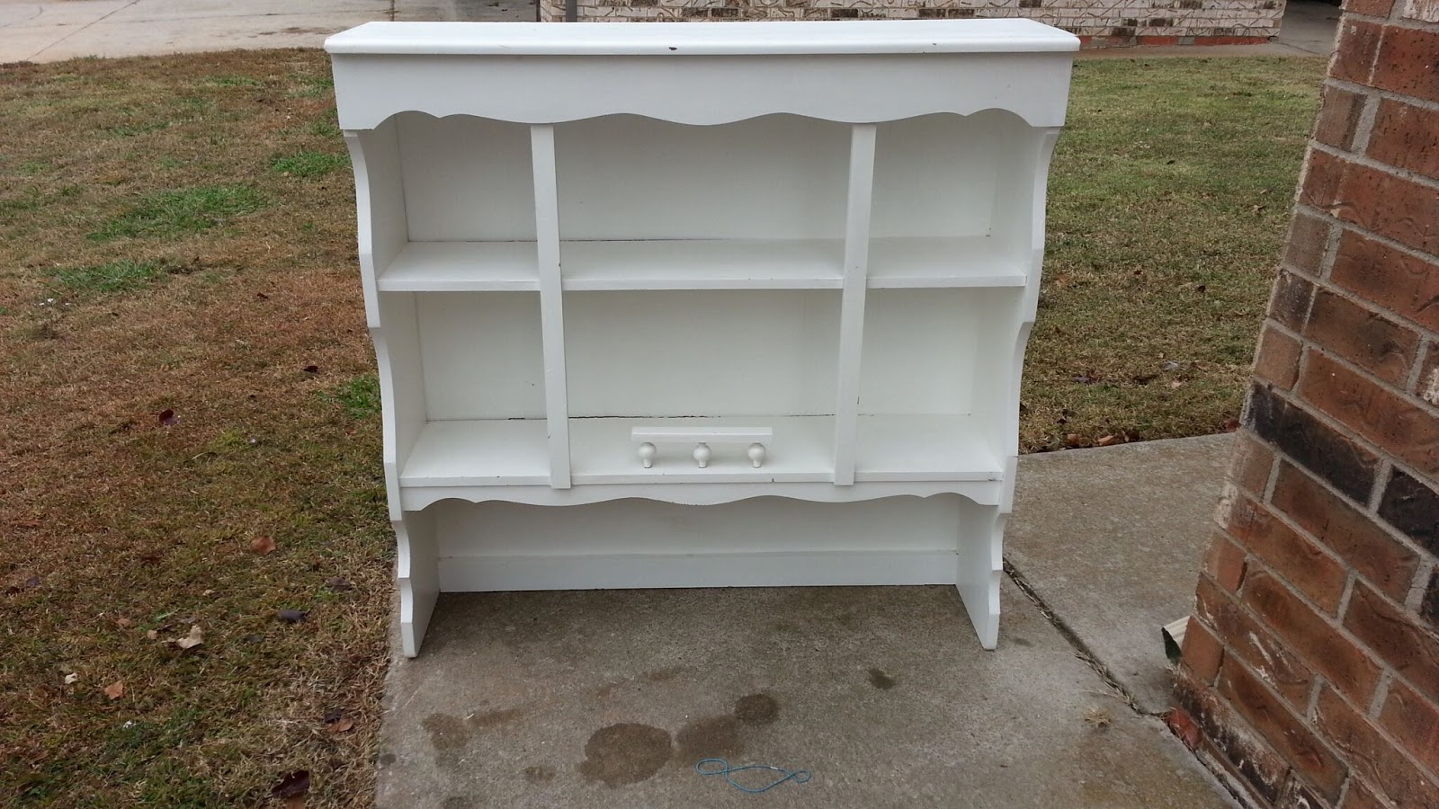 Vintage White Buffet Hutch (Oklahoma City) 75 Craigslist Garage