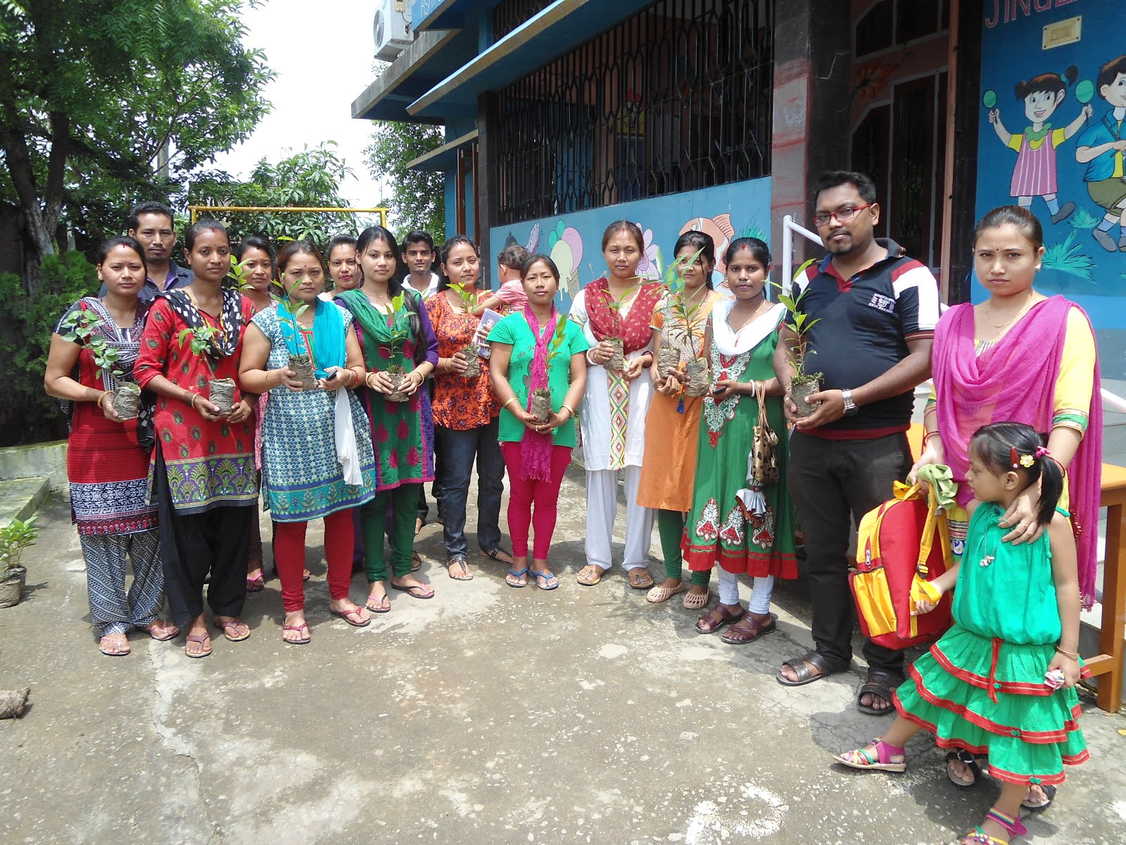 World Environment Day observe at Jingle Kids on 05-06-2015