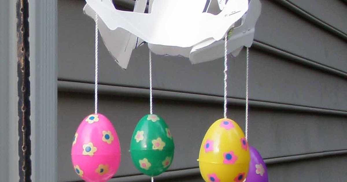 Crack of Dawn Crafts Easter Bunny Wind Spinner (A Recycled Milk Jug Craft)