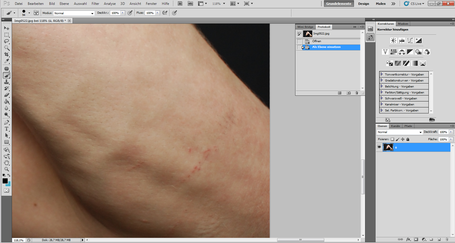 Incident Overdose Photoshop Tutorial Schone Haut Retusche
