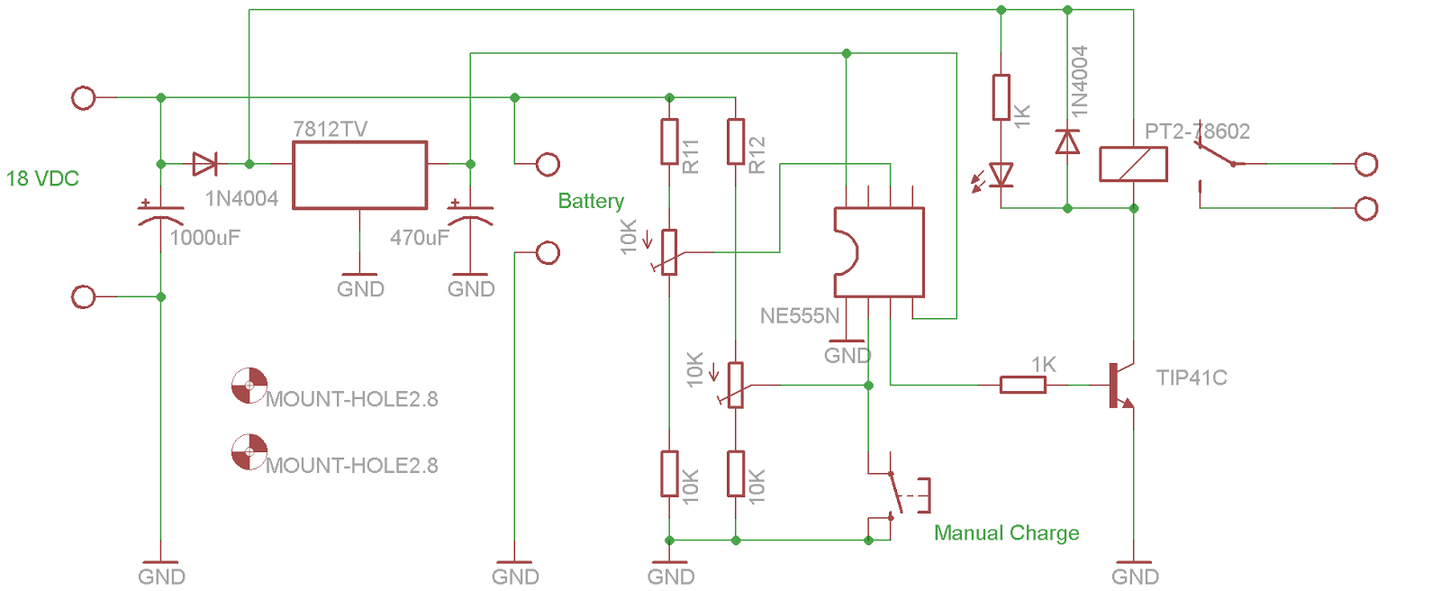Wiring Diagram Charger Aki Otomatis