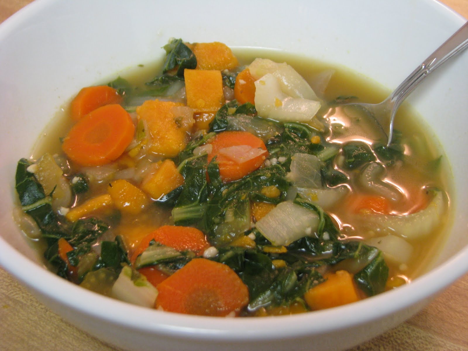 Sweet Potato and Bok Choy Soup Super Veggie Mom Super Veggie Mom