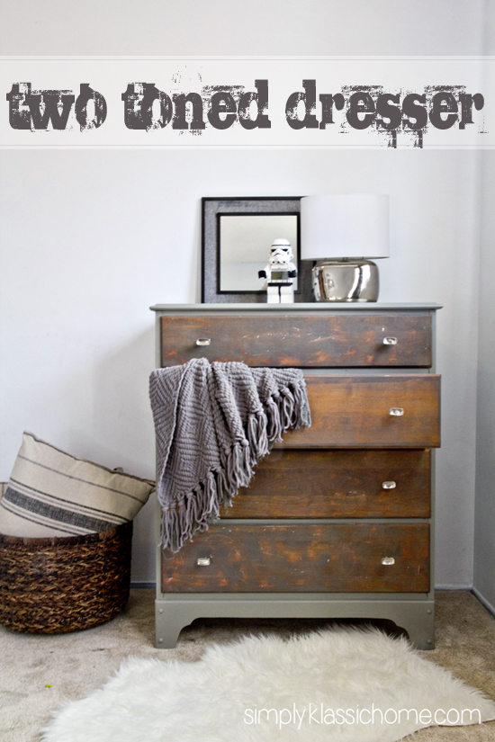 Two Toned Painted Stained Dresser Yellow Bliss Road Two Toned Painted Stained Dresser