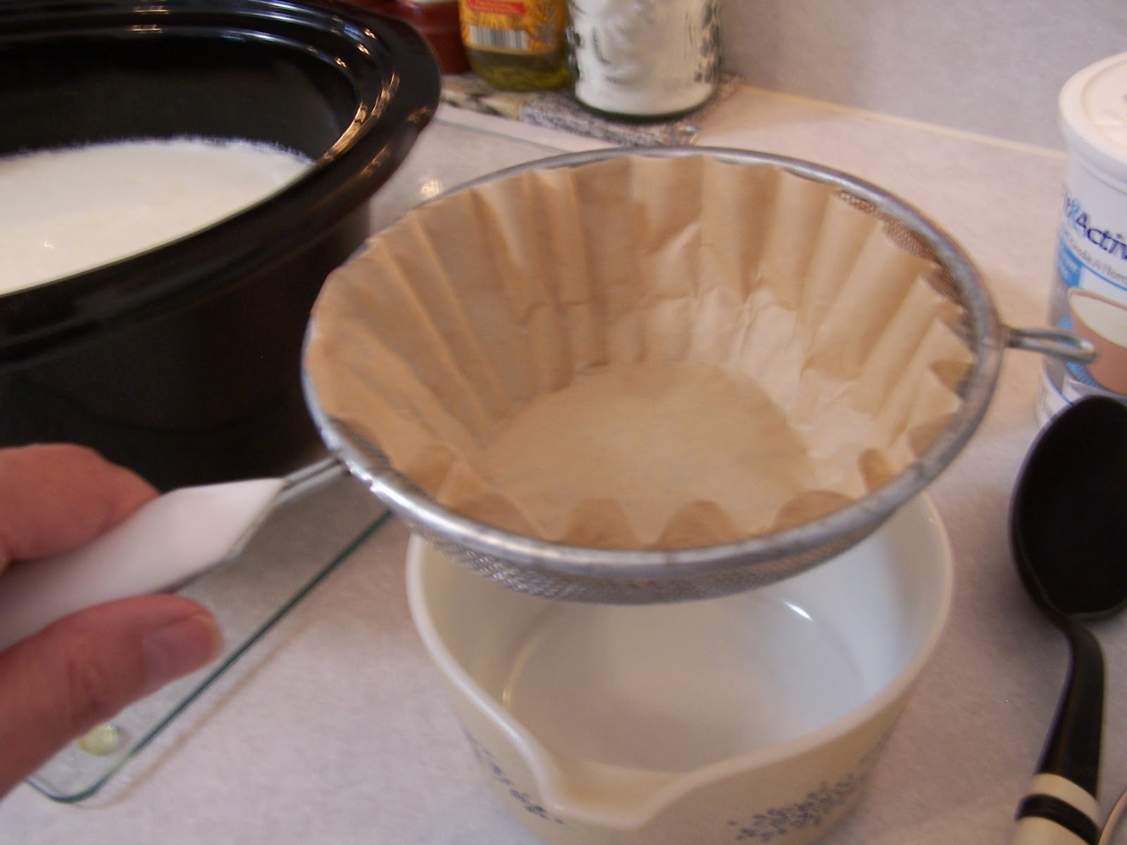 DIY Crock Pot Greek Yogurt. gluten free, sugar free, lactose free