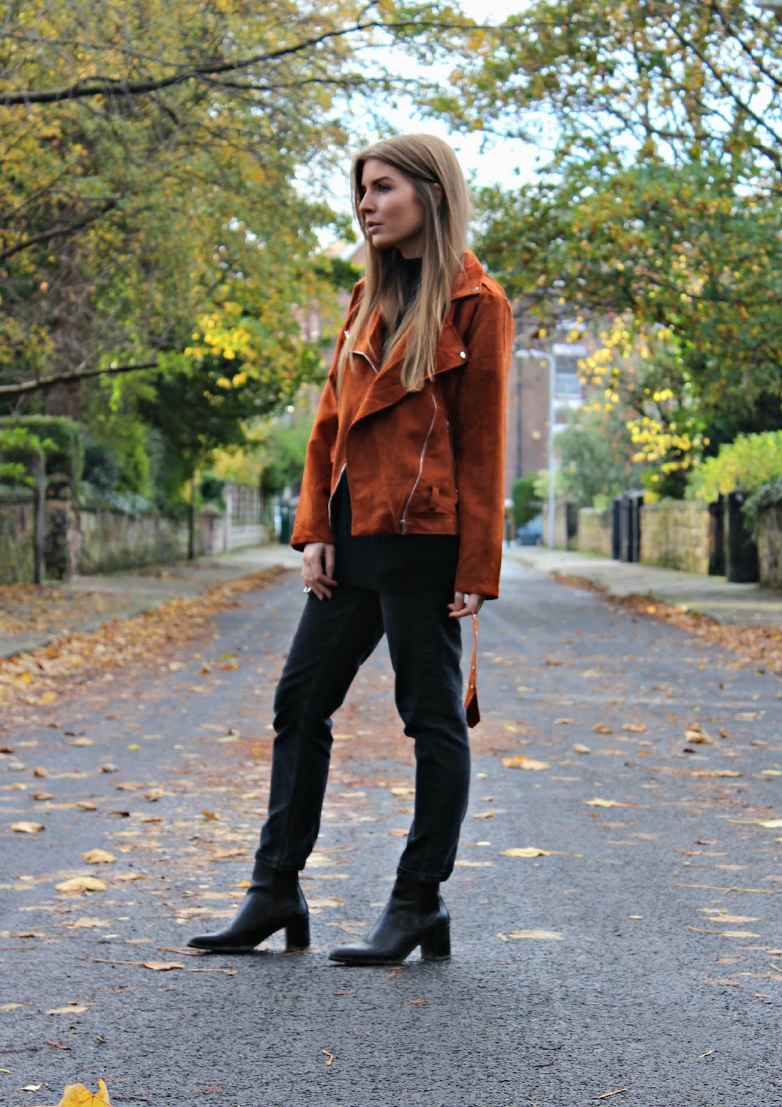 Outfit The Suede Biker Jacket Style Trunk
