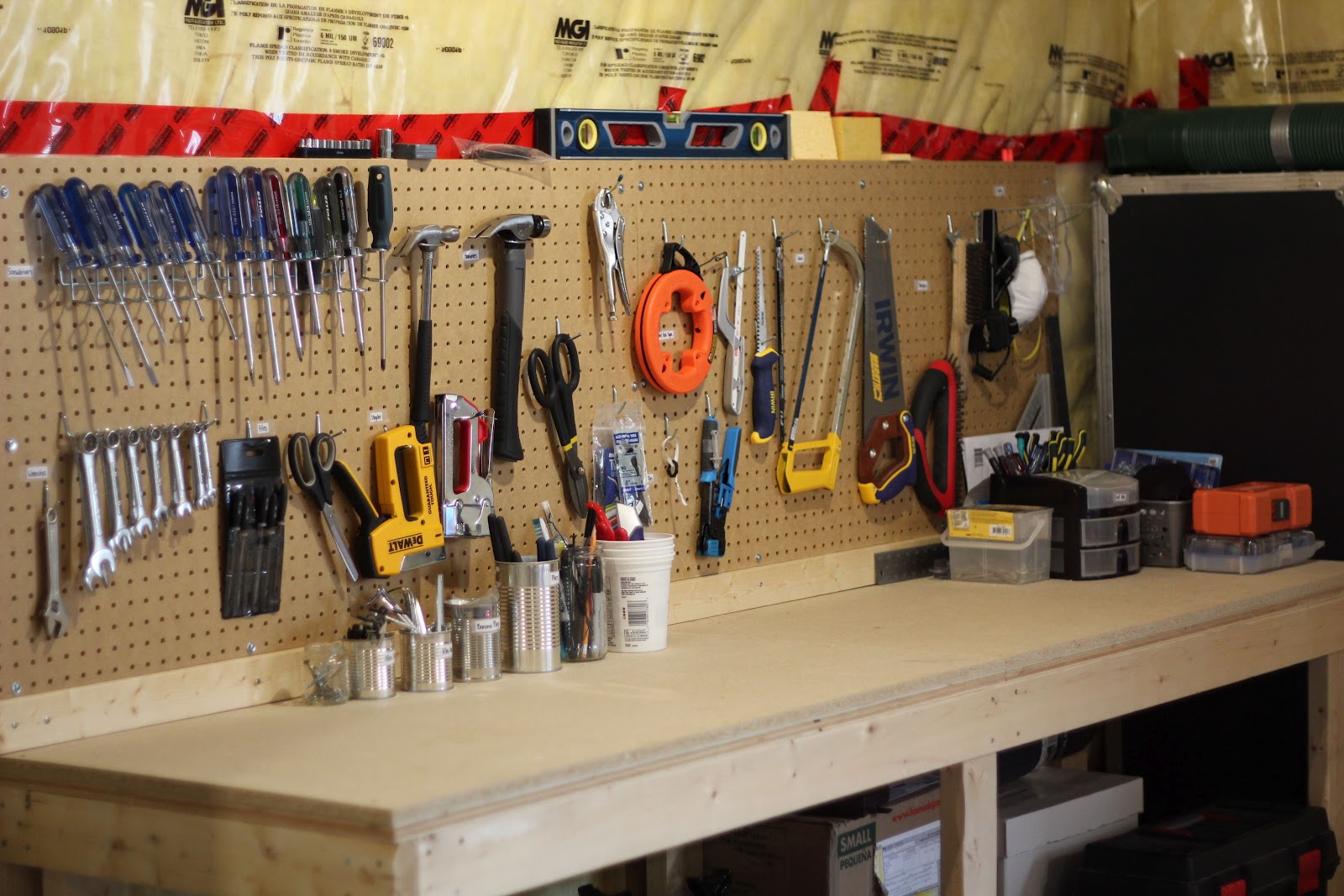 Organizing with Carole Even organizing my husband's workbench!