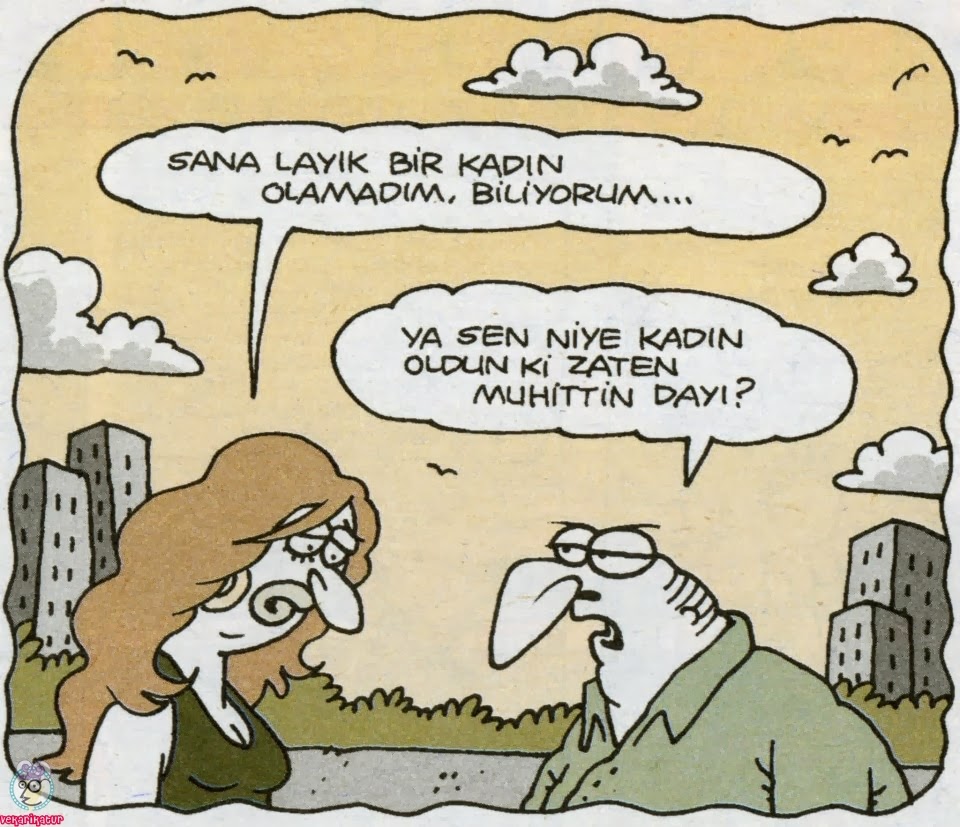 Kızlı Erkekli Kedili Facebook ve Karikatürler