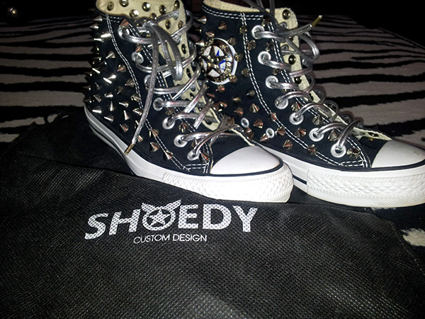 studded converse