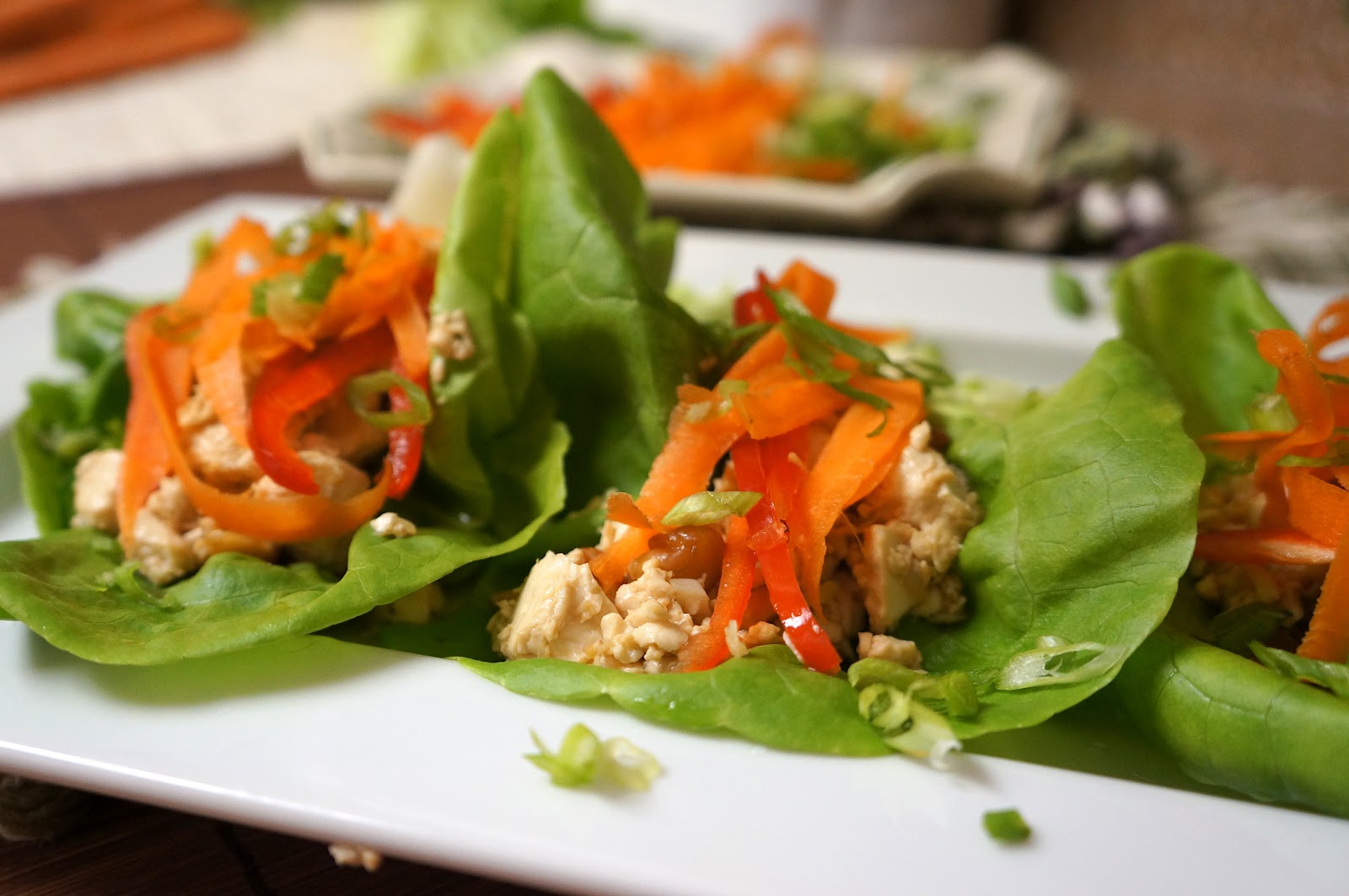 The Scattered Cook Vietnamese Tofu Lettuce Cups