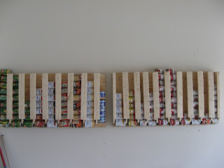 canned food storage shelves