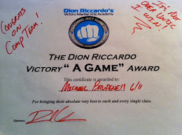 Victory "A Game" Award June 2011