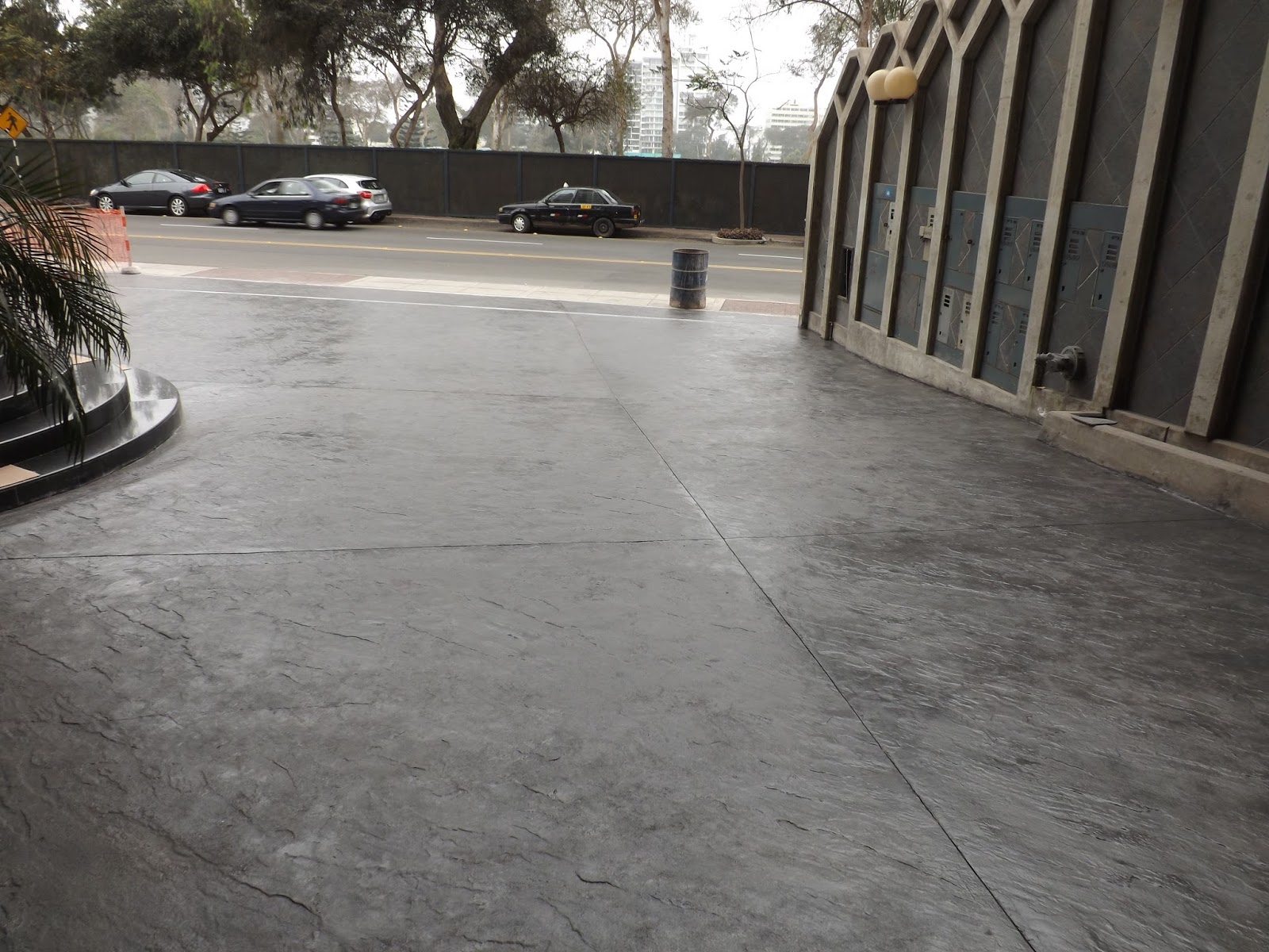 Oniria: Piso de Estacionamiento de Concreto Estampado