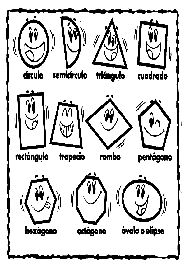 Imagenes de figuras geometricas para colorear - Imagui