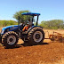 Agricultores do município da Prata recebem aração de terras