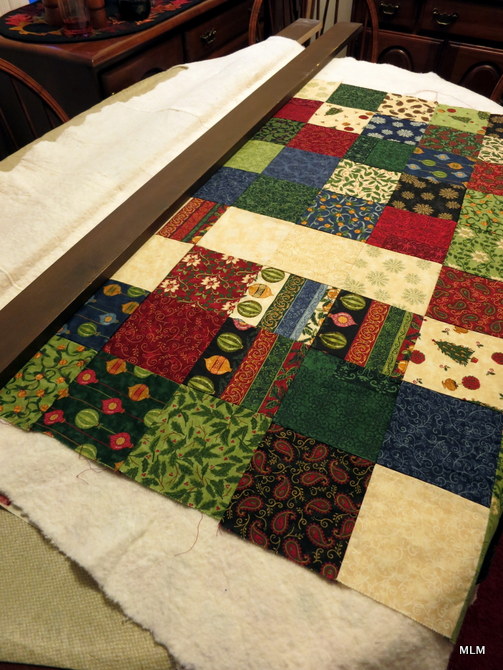 Sweet Leaf Notebook From the Deli Board Basting a Quilt Sandwich