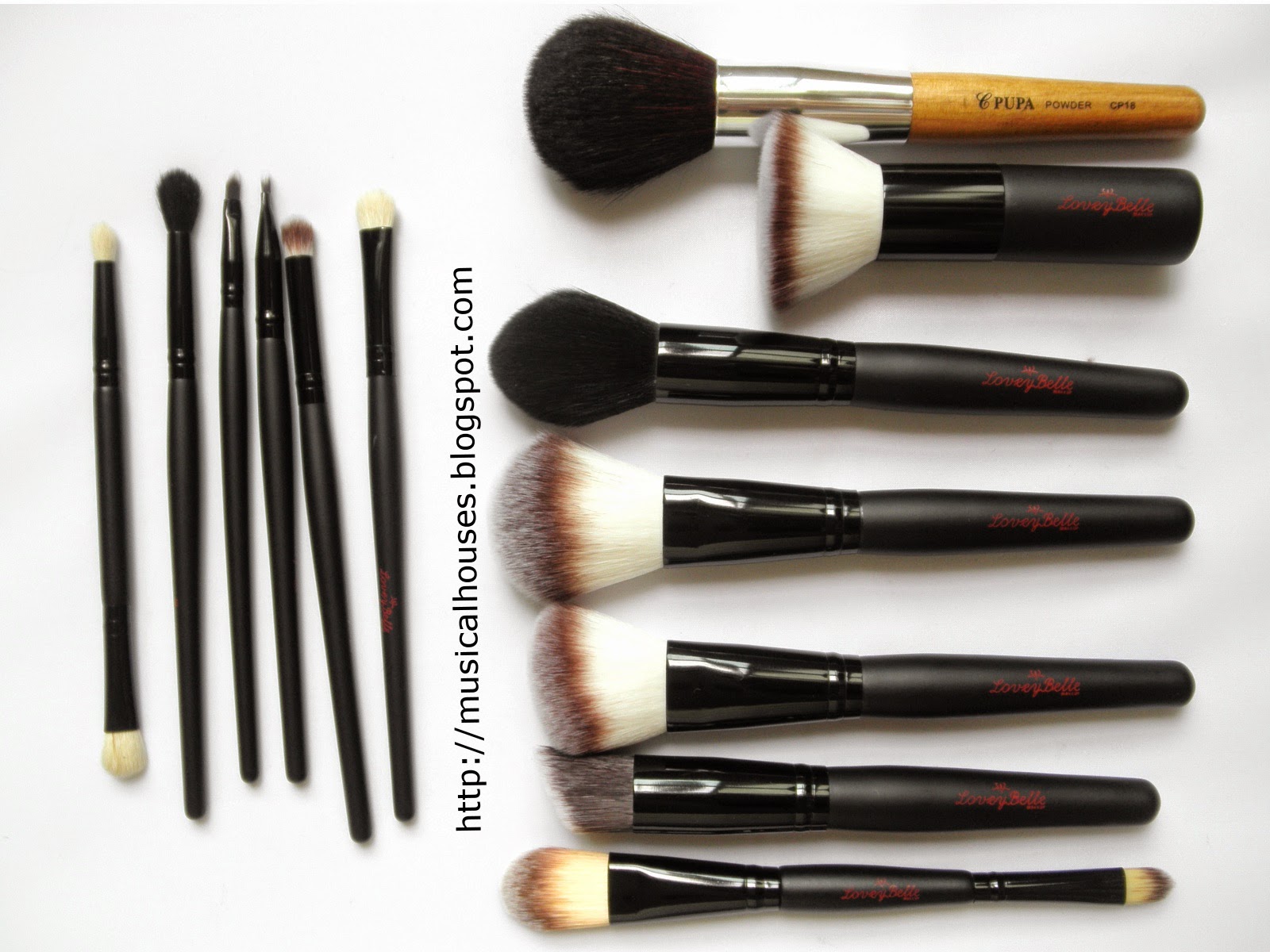 Loveybelle Brushes Review Eclipse Brush Set of Faces and Fingers
