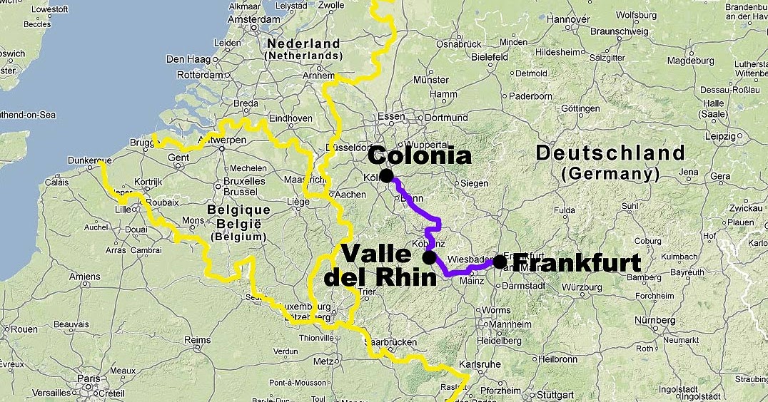 Hoja De Rutas Blog De Viajes Frankfurt Rhin Y Colonia