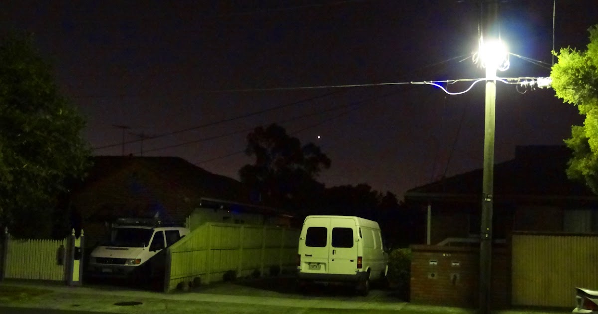 MAP MELBOURNE NIGHT SKY